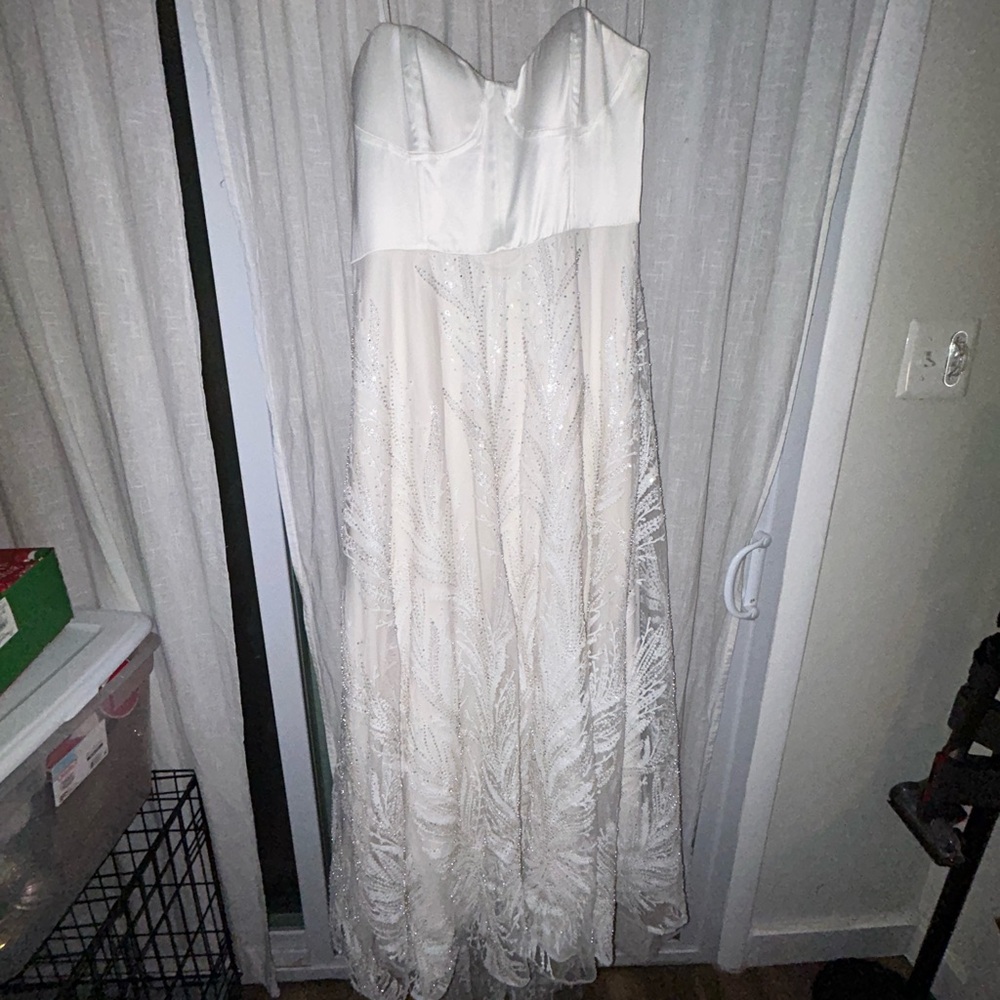Lulu's Ivory Beaded Wedding Gown